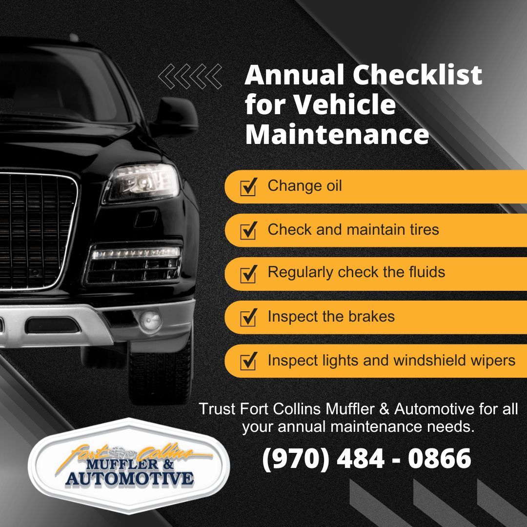 Annual Car Maintenance Services Make An Appointment Fort Collins